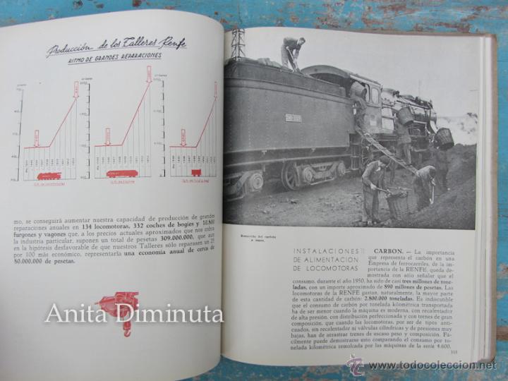 Libros: INTERESANTE Y RARO LIBRO DE RENFE - 1950 - DESARROLLO DE SU PLAN GENERAL DE RECONSTRUCCION - LIBRO 2 - Foto 6