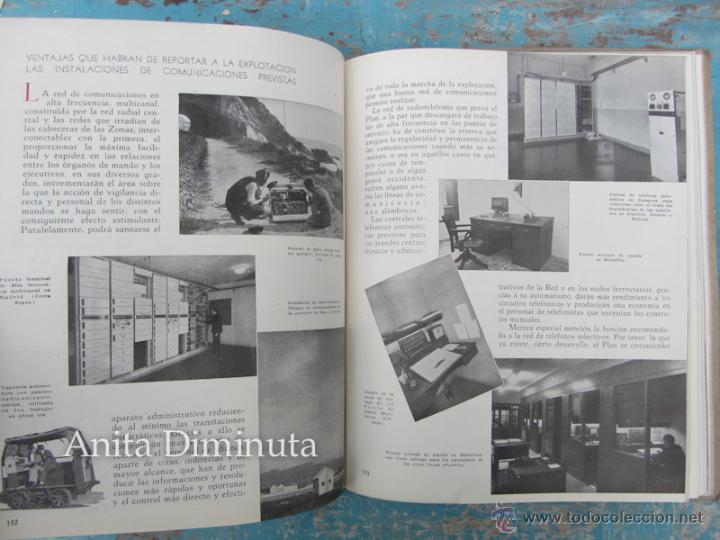 Libros: INTERESANTE Y RARO LIBRO DE RENFE - 1950 - DESARROLLO DE SU PLAN GENERAL DE RECONSTRUCCION - LIBRO 2 - Foto 8