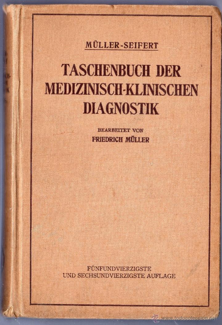 books: TASCHENBUCH DER MEDIZINISCH-KLINISCHEN DIAGNOSTIK. M&Uuml;LLER SEIFERT.