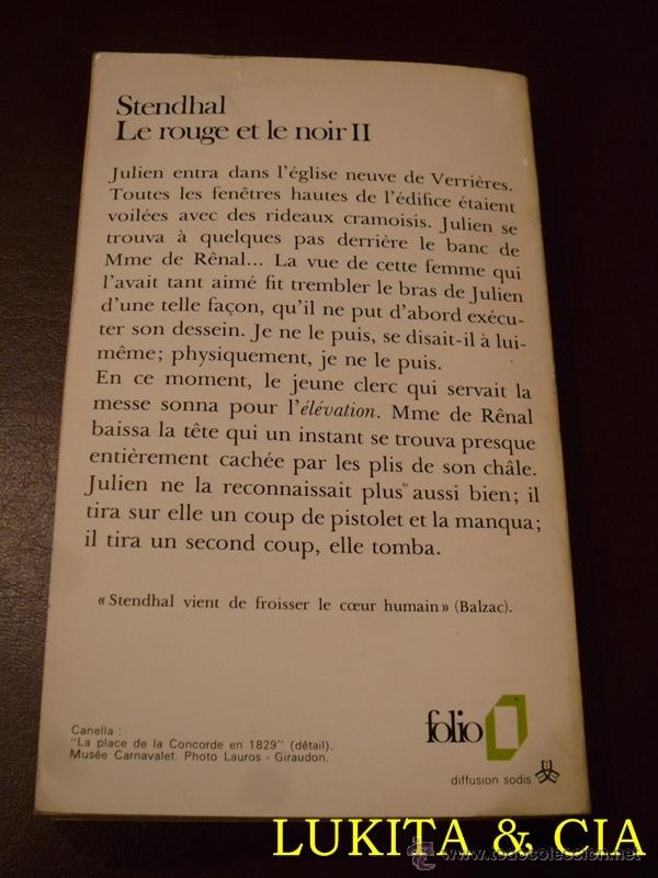Libros: LE ROUGE ET LE NOIR I Y II - STENDHAL - 1978 - Foto 7