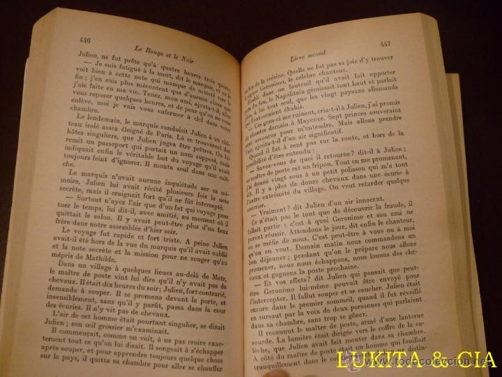 Libros: LE ROUGE ET LE NOIR I Y II - STENDHAL - 1978 - Foto 10