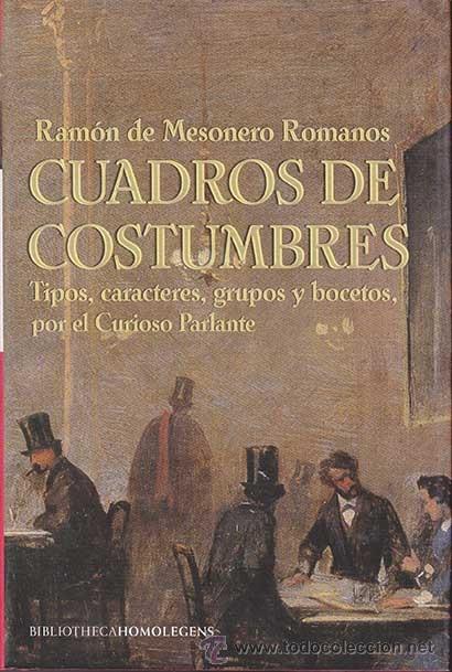Libros: Cuadros de costumbres / RAMON DE MESONERO ROMANOS - Foto 1