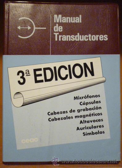 Libros: MANUAL DE TRANSDUCTORES CEAC Francisco Ruiz Vasallo - Foto 1