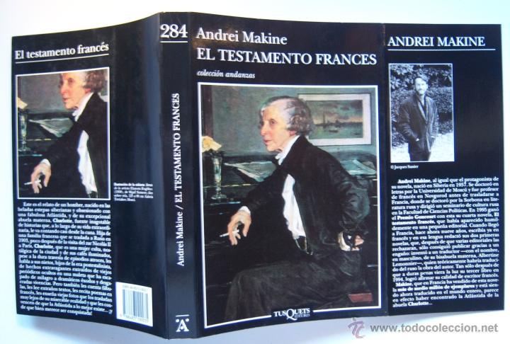 Libros: El testamento franc&eacute;s, de Andrei Makine - Foto 1