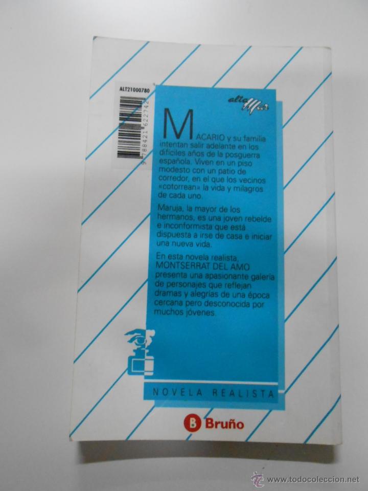 Libros: PATIO DE CORREDOR. MONTSERRAT DEL AMO. TDK17 - - Foto 2