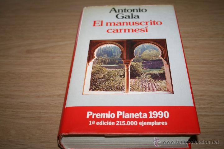 Libros: el manuscrito carmesi de gala - planeta 1990 1&ordf; ed. - libro ref0 - Foto 1