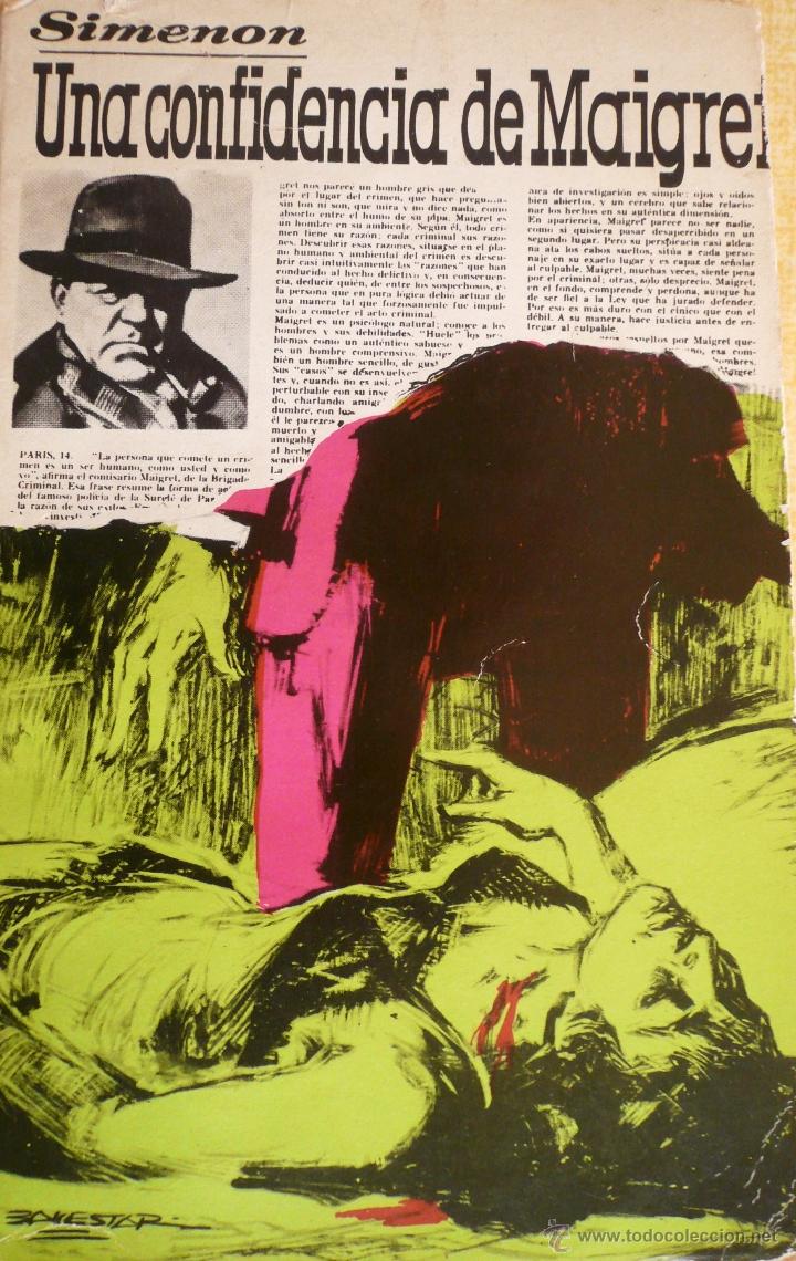 Libros: SIMENON / UNA CONFIDENCIA DE MAIGRET - Foto 1