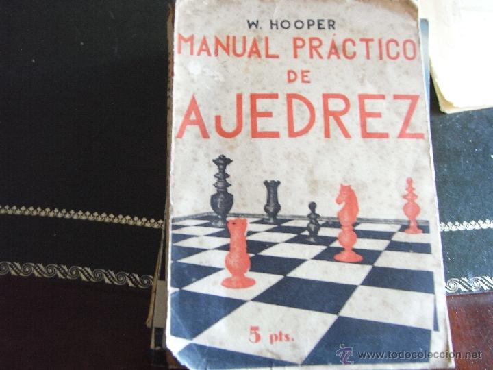 Libros: Manual pr&aacute;ctico de Ajedrez. W.Hooper. - Foto 1