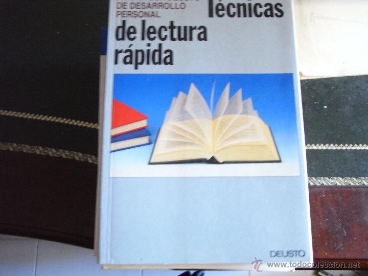 Libros: T&eacute;cnicas de lectura r&aacute;pida. - Foto 1