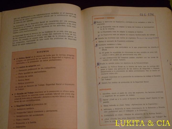 Libros: SEGURIDAD E HIGIENE EN EL TRABAJO 1&ordm; FP2 - EDELVIVES - Foto 4
