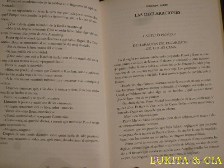 Libros: ASESINATO EN EL ORIENT EXPRESS - AGATHA CHRISTIE - Foto 4