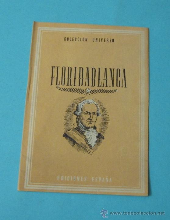 Libros: FLORIDABLANCA. COLECCI&Oacute;N UNIVERSO - Foto 1