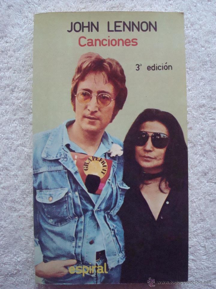 Libros: JOHN LENNON. CANCIONES. COL. ESPIRAL 68. ED. FUNDAMENTOS - Foto 1