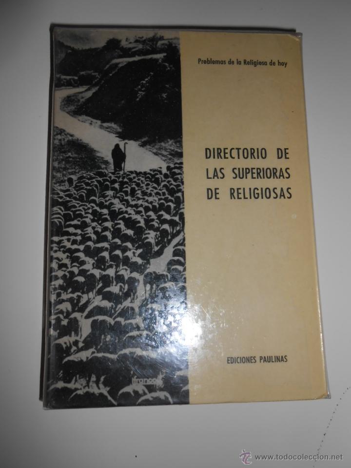 Libri di seconda mano: DIRECTORIO DE LAS SUPERIORAS DE RELIGIOSAS. PROBLEMAS DE LA RELIGIOSA DE HOY. TDK172 -