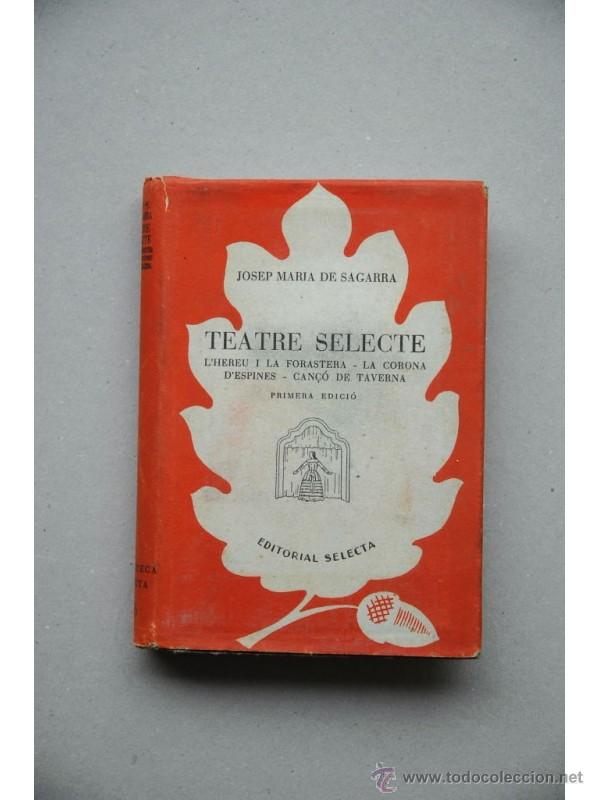 Libros: Teatre selecte - SAGARRA, Josep Mar&iacute;a de - Foto 1