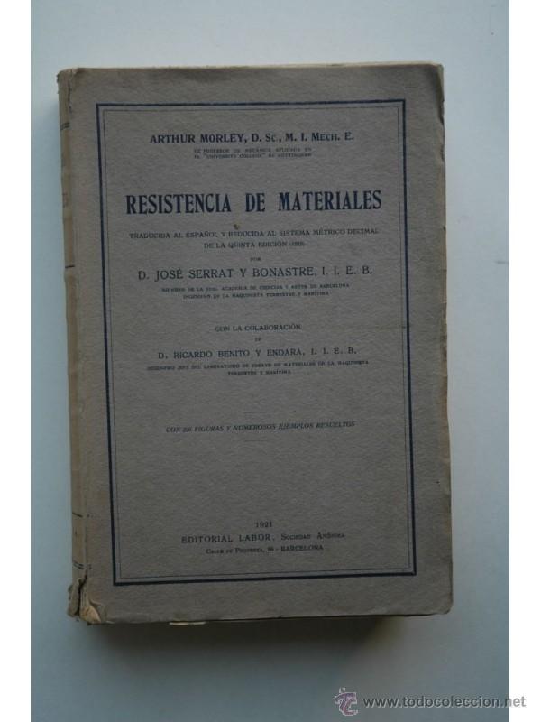 Libros: Resistencia de materiales - MORLEY, Arthur - Foto 1