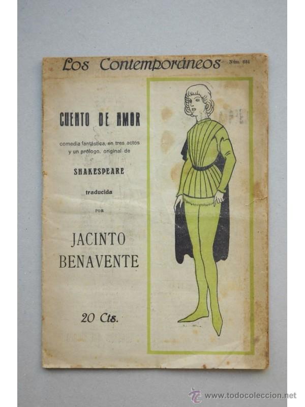 Libros: Cuento de amor : comedia fant&aacute;stica en tres actos y un pr&oacute;logo - SHAKESPEARE, William - Foto 1