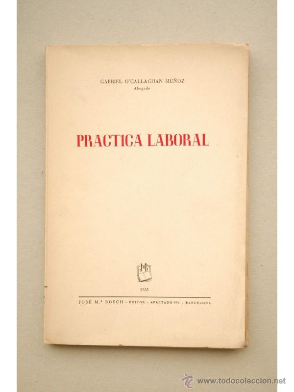 B&uuml;cher: Pr&aacute;ctica laboral - O'CALLAGHAN MU&Ntilde;OZ, Gabriel