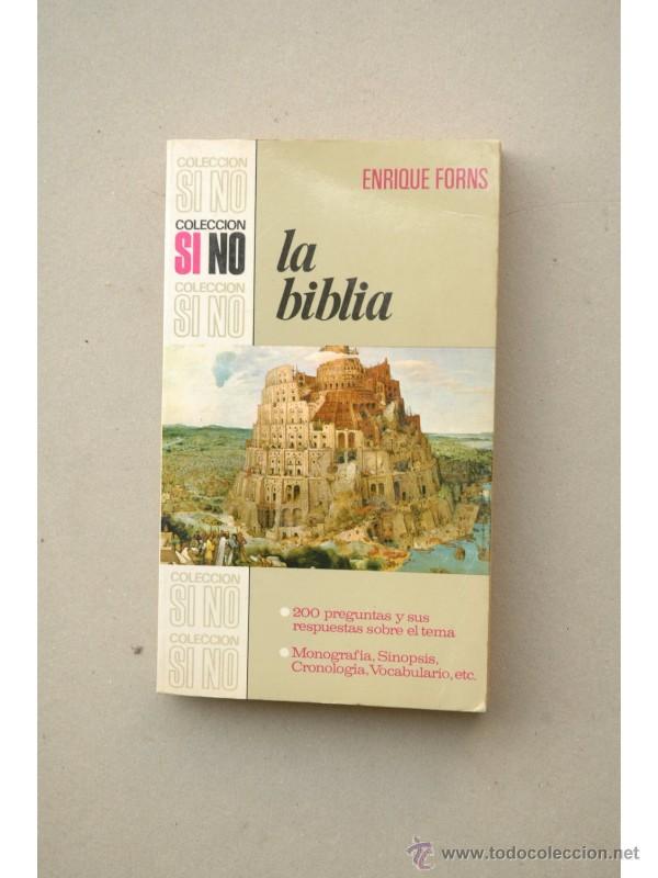 Libros: La Biblia - FORNS, Enrique - Foto 1