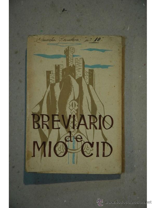 Libros: BREVIARIO de Mio Cid - AN&Oacute;NIMO - Foto 1