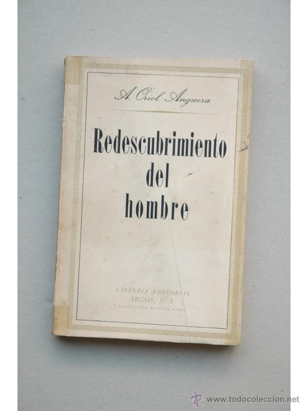 Libros: Redescubrimiento del hombre - ORIOL ANGUERA, A. - Foto 1