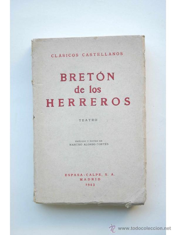 Libros: Teatro - BRET&Oacute;N DE LOS HERREROS, Manuel - Foto 1