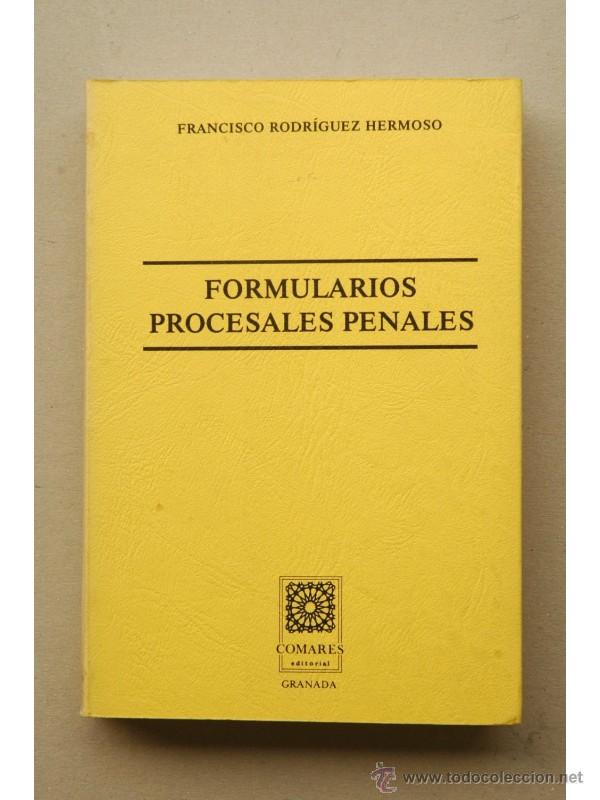 Libros: Formularios procesales penales - RODR&Iacute;GUEZ HERMOSO, Francisco - Foto 1