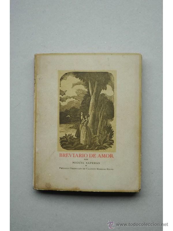 Libros: Breviario de amor - SAPERAS, Miguel - Foto 1