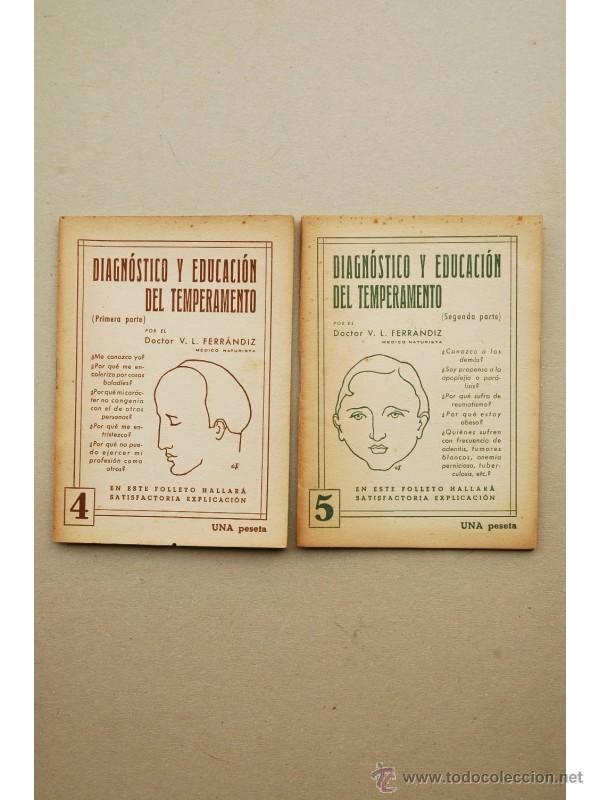 Libros: Diagn&oacute;stico y educaci&oacute;n del temperamento - FERR&Aacute;NDIZ, V. L. - Foto 1