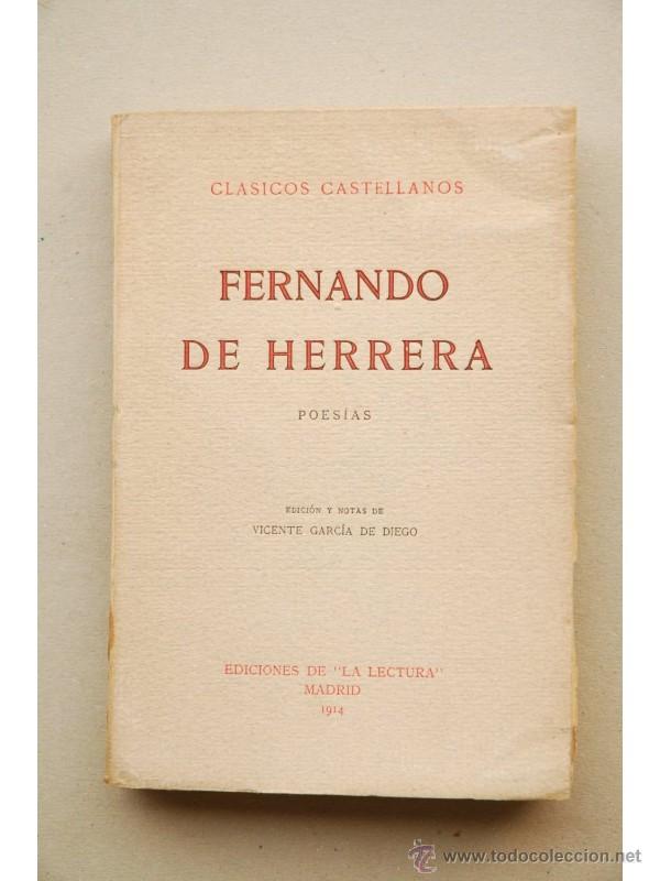 Libros: Poes&iacute;as - HERRERA, Fernando de - Foto 1