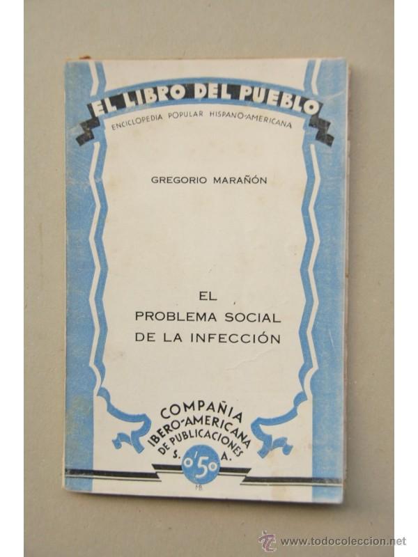 Libros: El problema social de la infecci&oacute;n - MARA&Ntilde;&Oacute;N, Gregorio - Foto 1