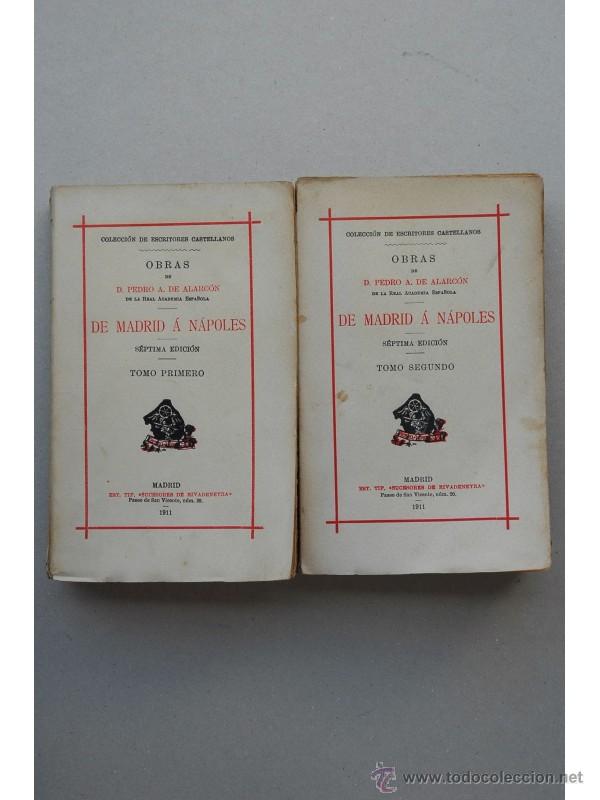 Libros: De Madrid a N&aacute;poles - ALARC&Oacute;N, Pedro Antonio de - Foto 1