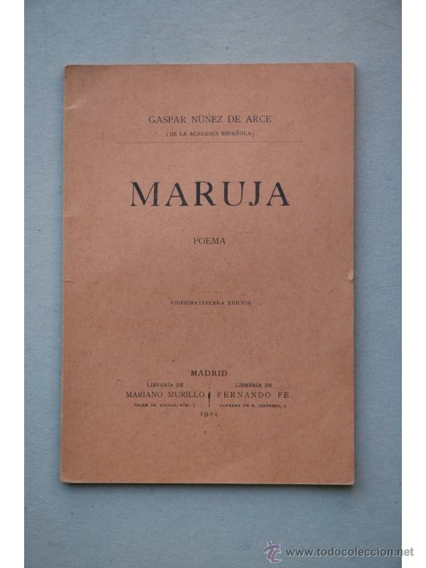 Libros: Maruja : poema - N&Uacute;&Ntilde;EZ DE ARCE, Gaspar - Foto 1