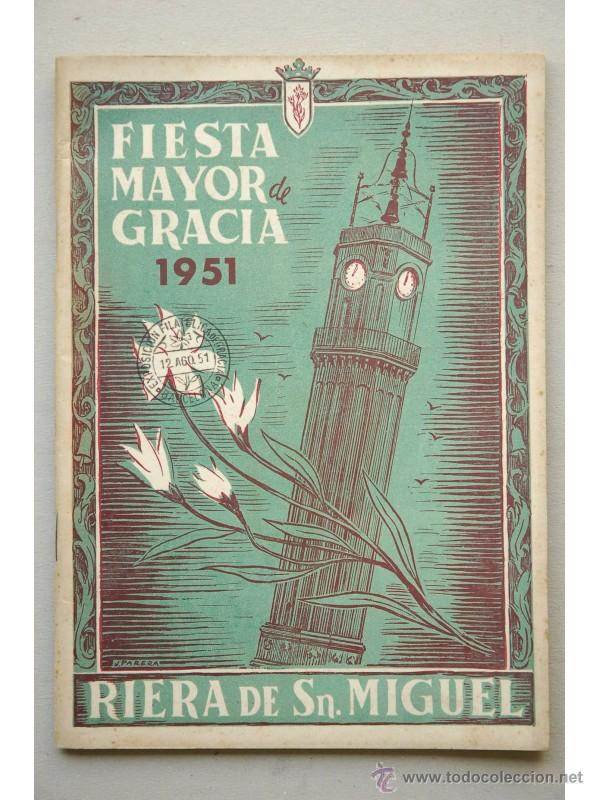 Libros: FIESTA Mayor de Gracia 1951 [Barcelona] - Foto 1