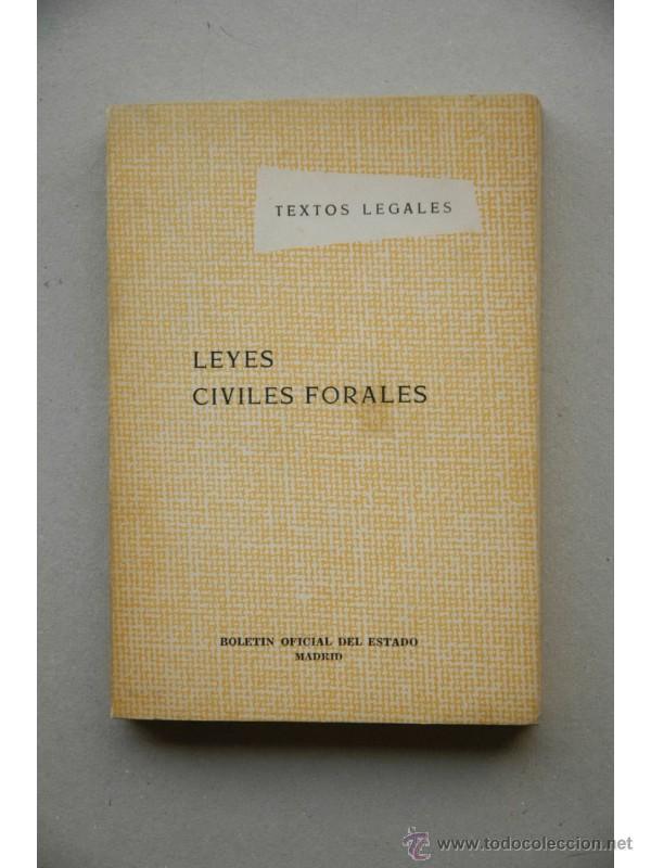 Libros: LEYES civiles forales - Foto 1