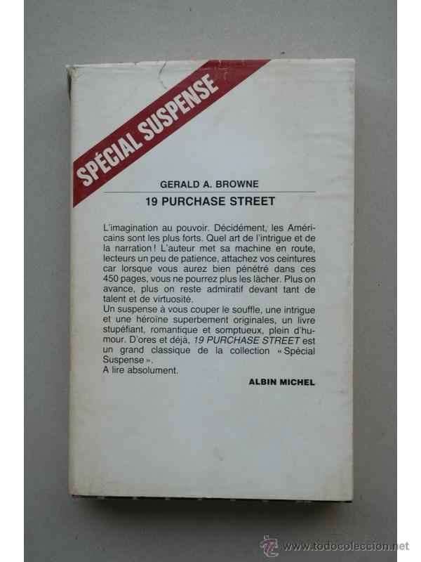 Libros: 19 Purchase Street : roman - BROWNE, Gerald A. - Foto 1