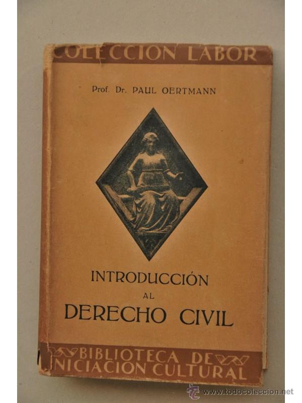 Libros: Introducci&oacute;n al derecho civil - OERTMANN, Paul - Foto 1