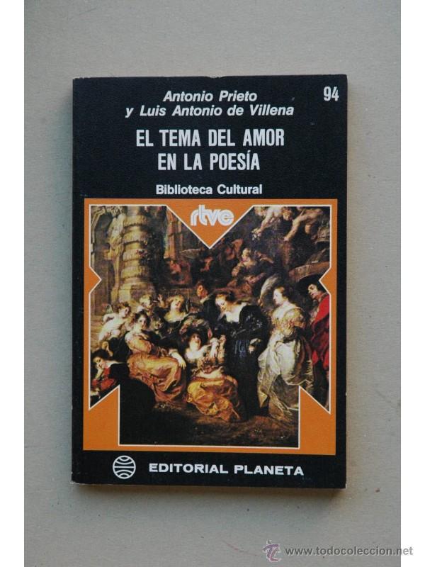 Libros: El tema del amor en la poes&iacute;a - PRIETO, Antonio - Foto 1