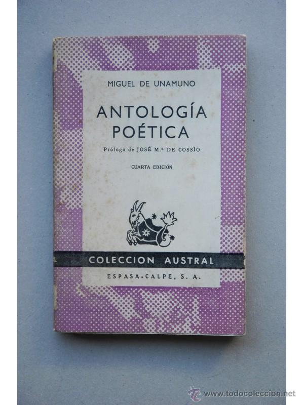 Libros: Antolog&iacute;a po&eacute;tica - UNAMUNO, Miguel de - Foto 1