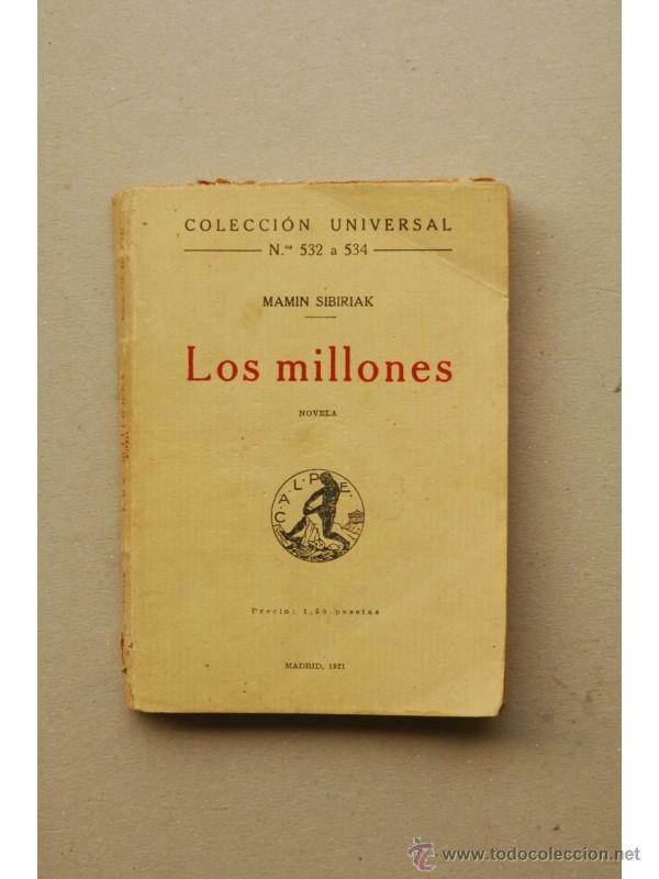 Libros: Los millones : novela - SIBIRIAK, Mamin - Foto 1