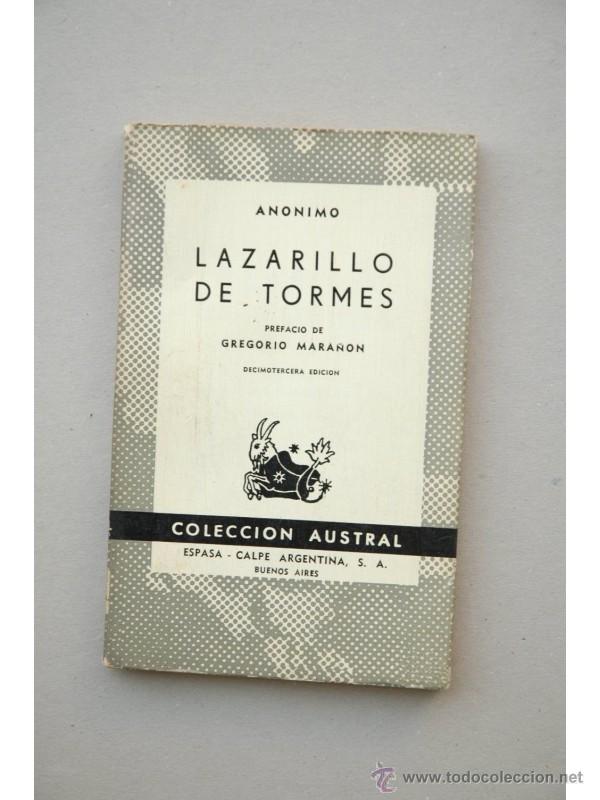 Libros: LAZARILLO de Tormes , prefacio de Gregorio Mara&ntilde;on - Foto 1