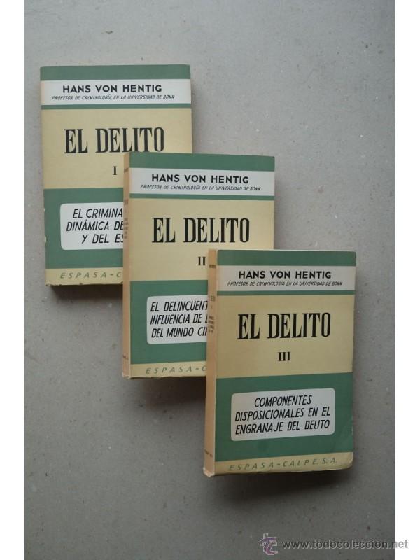 Libros: El delito - HENTING, Hans von - Foto 1