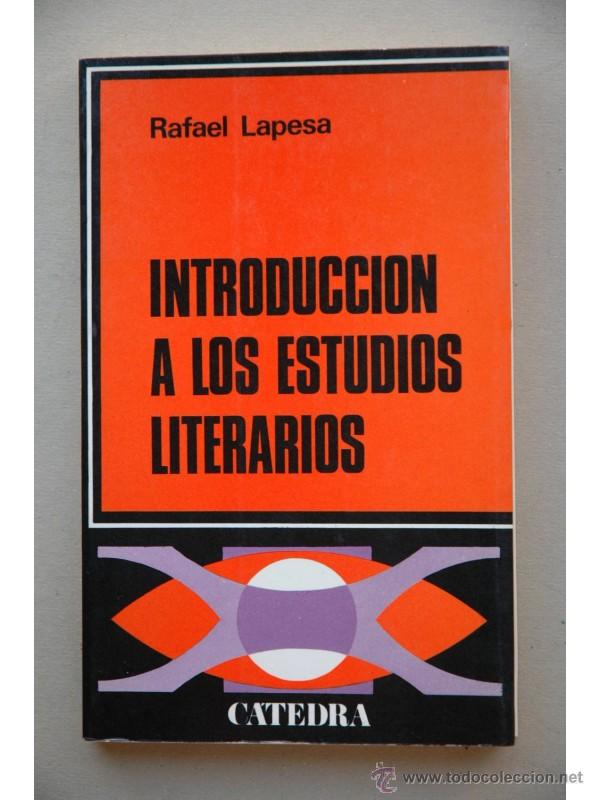 Libros: Introducci&oacute;n a los estudios literarios - LAPESA MELGAR, Rafael - Foto 1