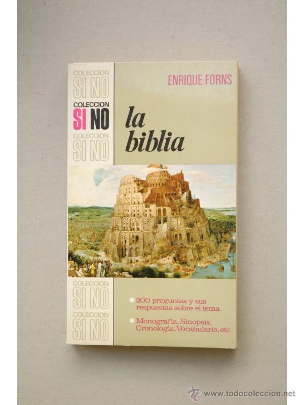 Libros: La Biblia - FORNS, Enrique - Foto 1