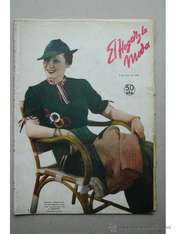 Libros: El HOGAR y la moda. -- A&ntilde;o XXVIII.-- N&ordm; 1099 (5 de junio 1936) - Foto 1