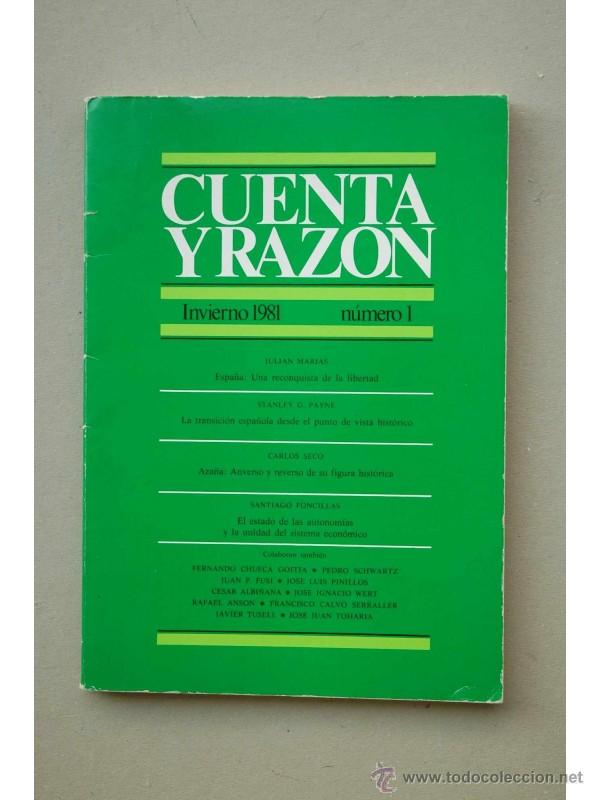 Libros: CUENTA y Raz&oacute;n : [revista].-- N&ordm; 1(invierno 1981) - Foto 1