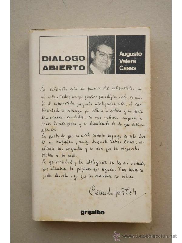 Libros: Di&aacute;logo abierto - VALERA CASES, Augusto - Foto 1
