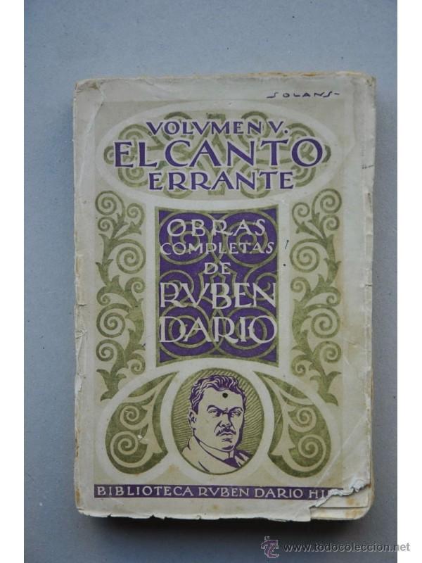 Libros: El canto errante - DAR&Iacute;O, Rub&eacute;n - Foto 1