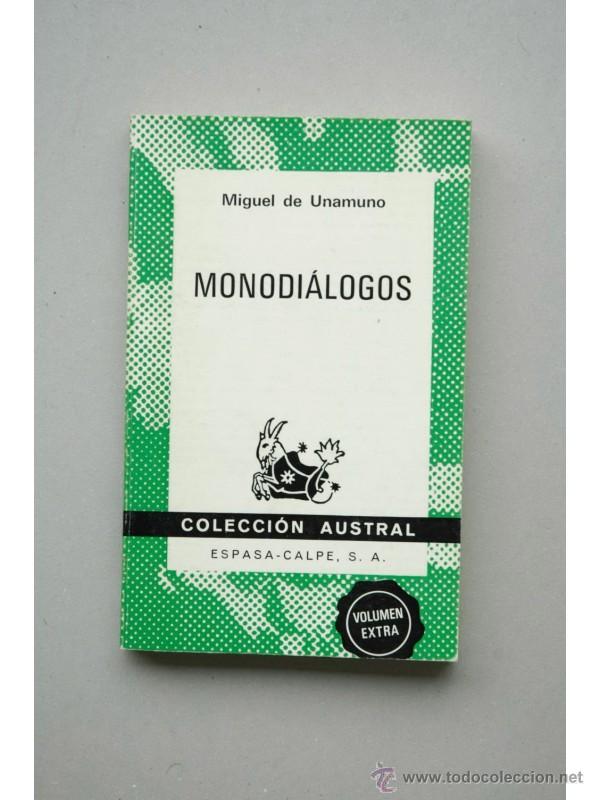 Libros: Monodi&aacute;logos - UNAMUNO, Miguel de - Foto 1
