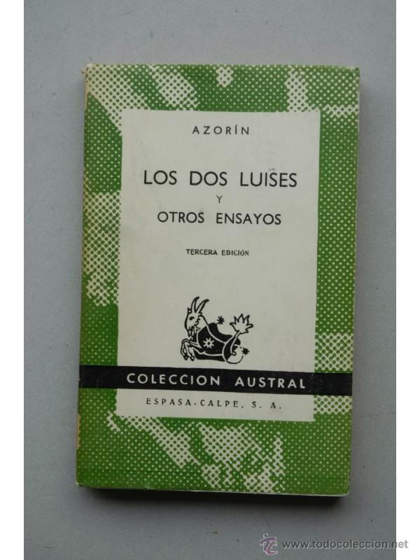 Libros: Los dos Luises , y otros ensayos - AZOR&Iacute;N - Foto 1